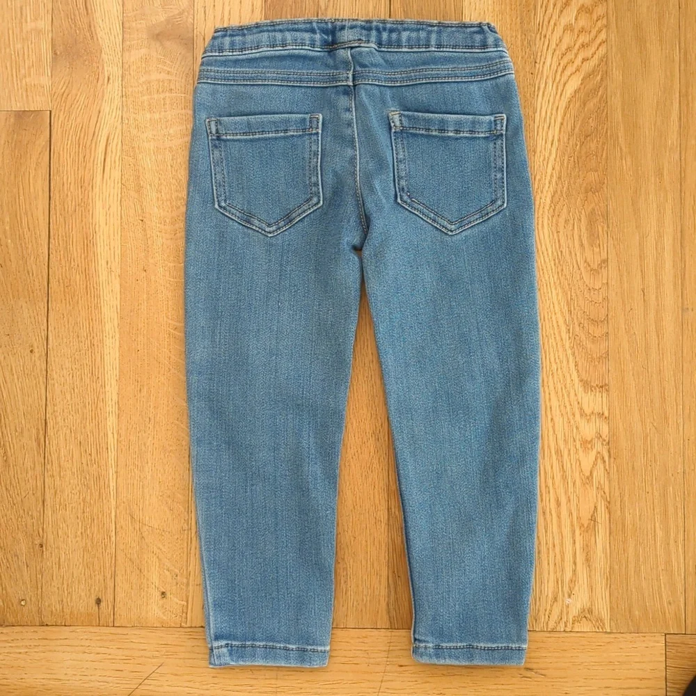 Carter's Two Pair Girls Denim Elastic Waist Jeggings Size 3T